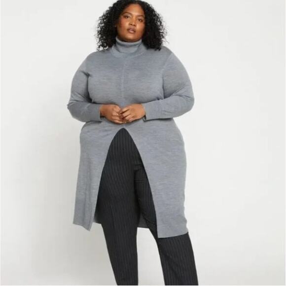 NWT Universal Standard Merino Wool Turtleneck Tunic Sweater M or 2X or 20